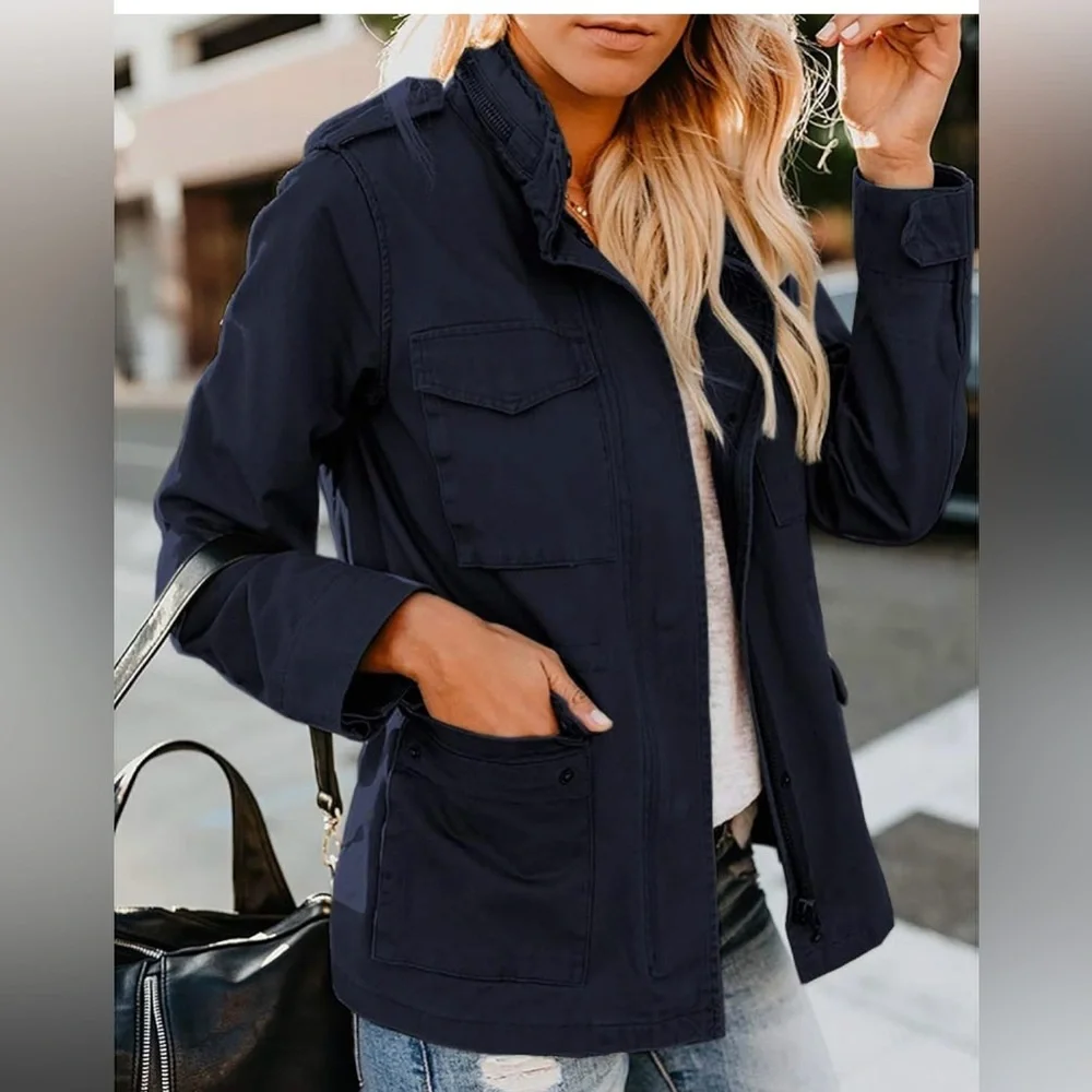 Amazon Women's Military Anorak Jacket - Picture 3 of 16